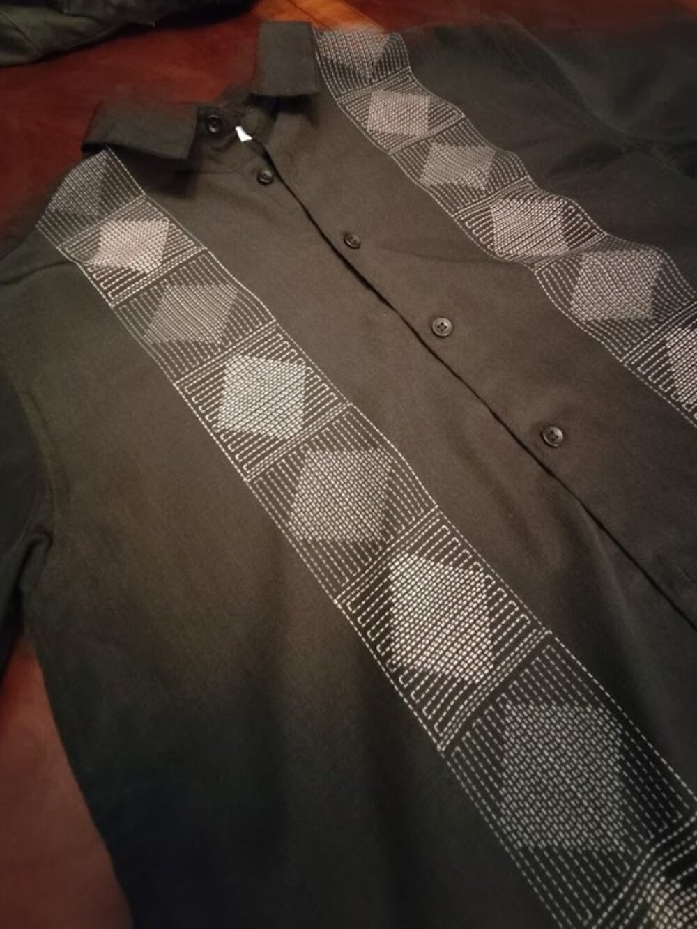 Men's Cafe Luna Bowling Shirt sz M